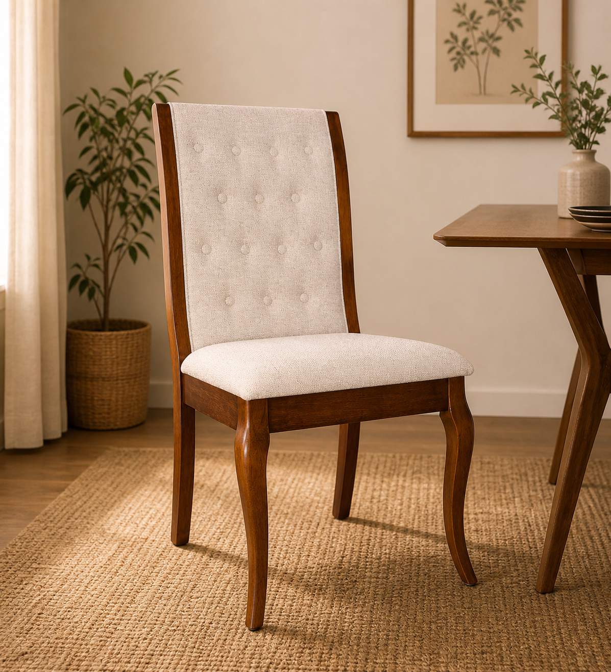 Sang Solid Wood Dining Chairs (SET OF 2)