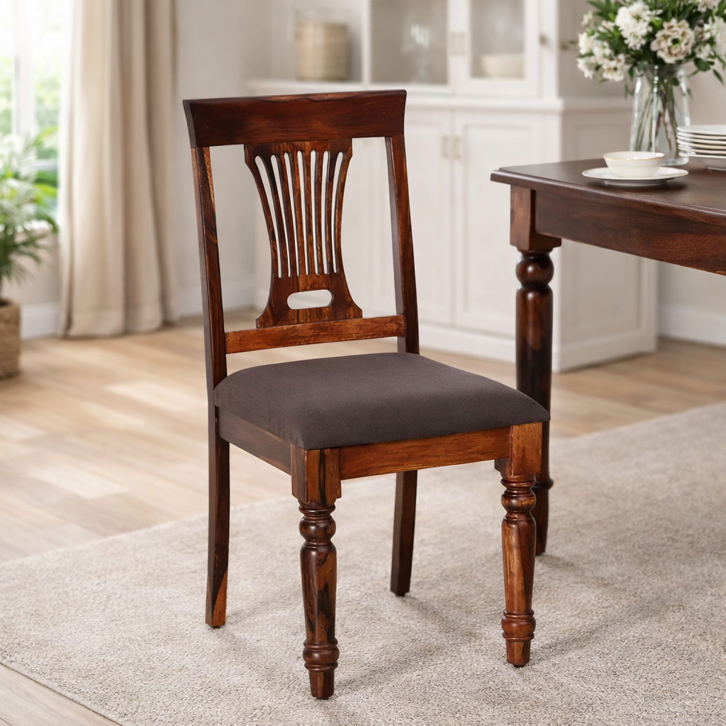 Faylen Sheesham Wood Accent Chair (SET OF 2)