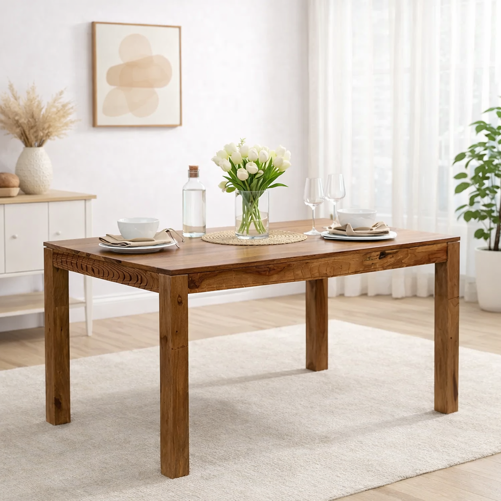 Kivaro Modern Natural Finish Dining Table