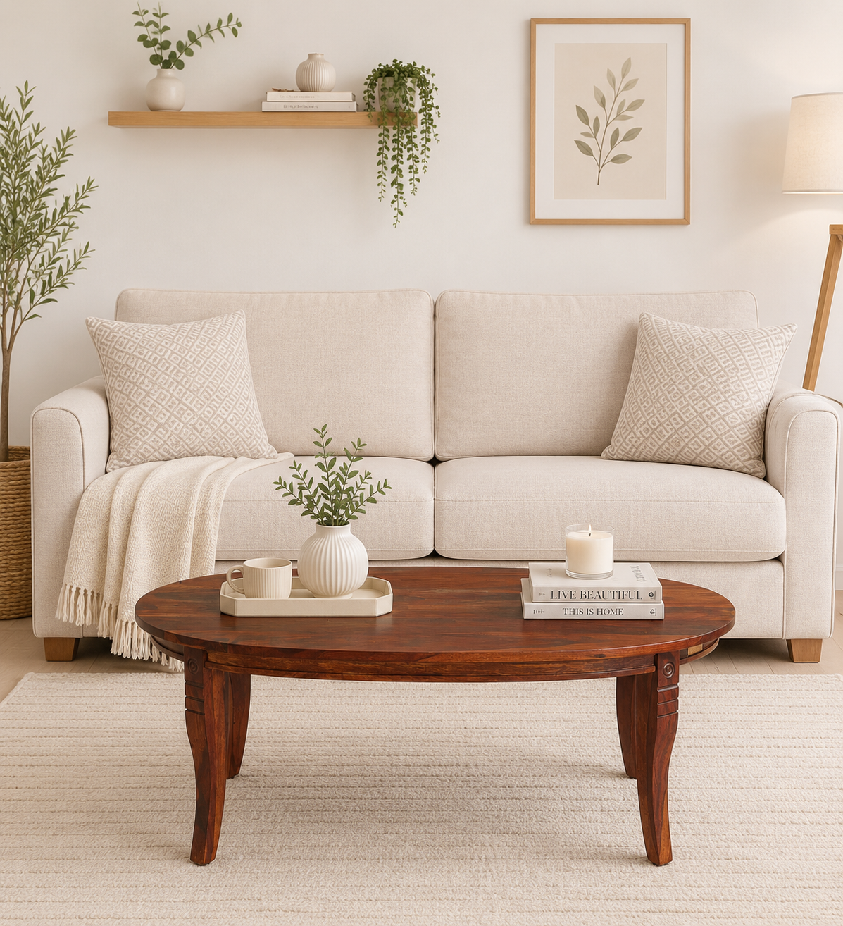 Pine Wood Vintage Trunk Style Coffee Table in Rustic Brown